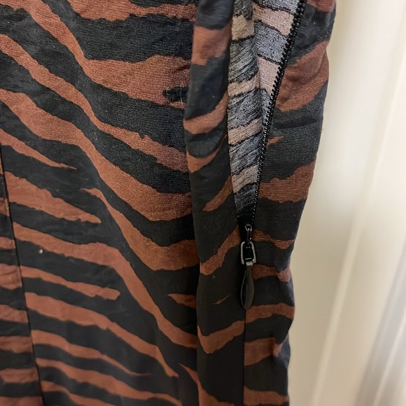 NWT Madewell Zebra Print Dress- Size 12 - Picture 6 of 16